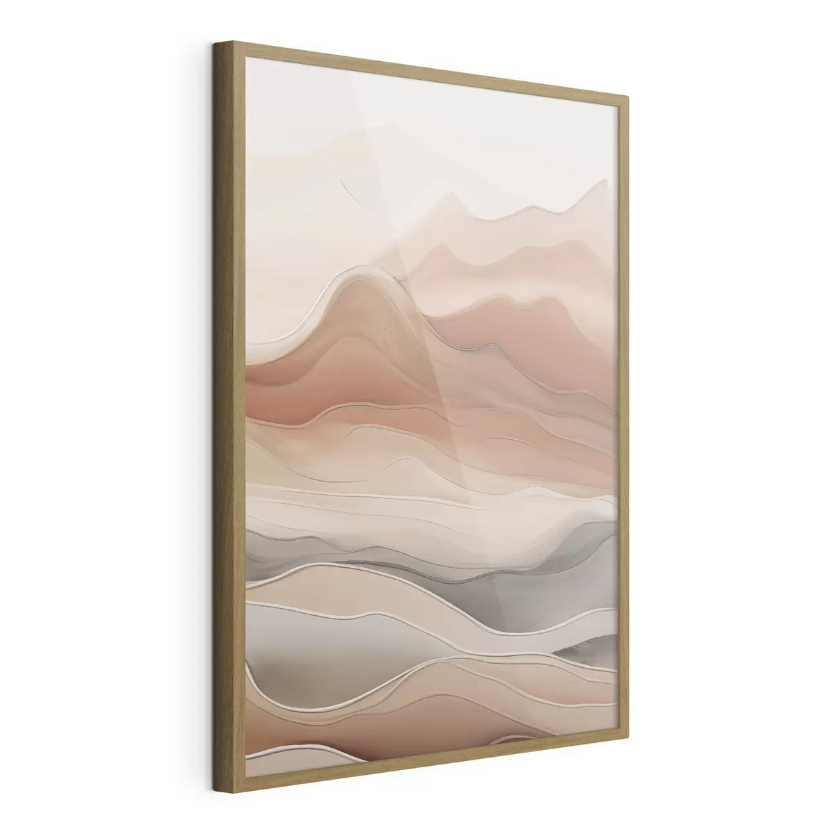 Poster Neutrale abstractie f49997