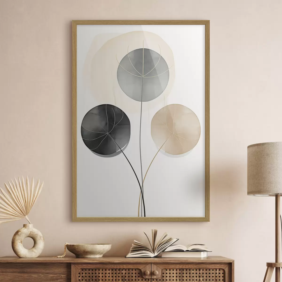 Poster Schilderen in lichte tinten f49998