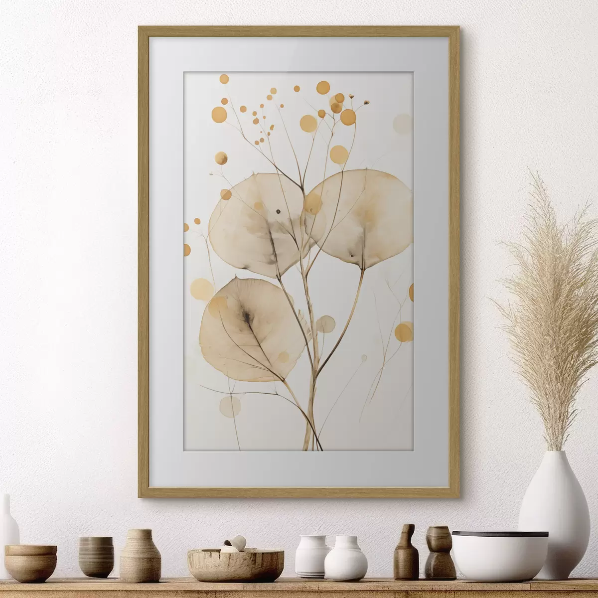 Poster Abstracte kunst voor de slaapkamer f50000
