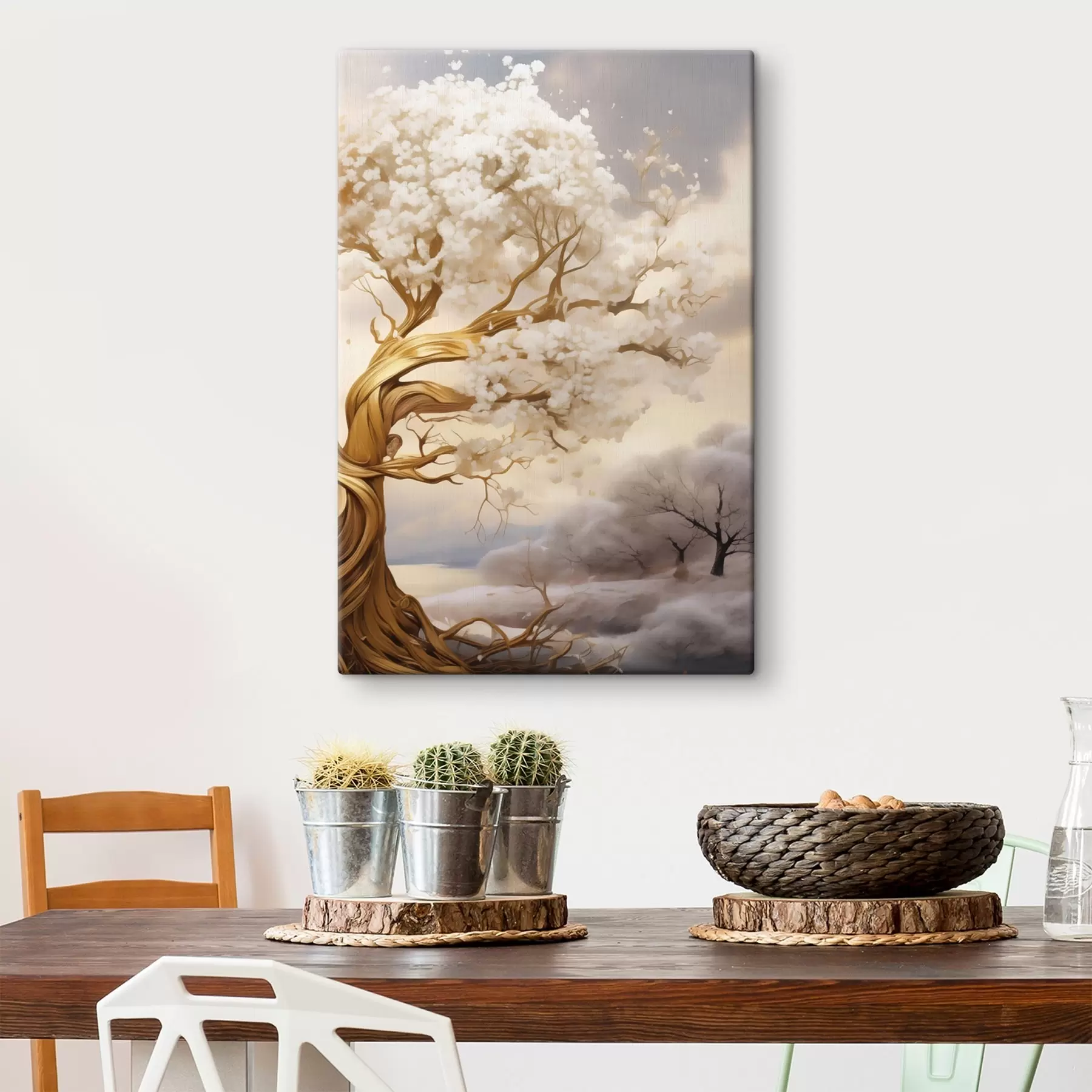  Schilderijen Boom in de wolken s50030