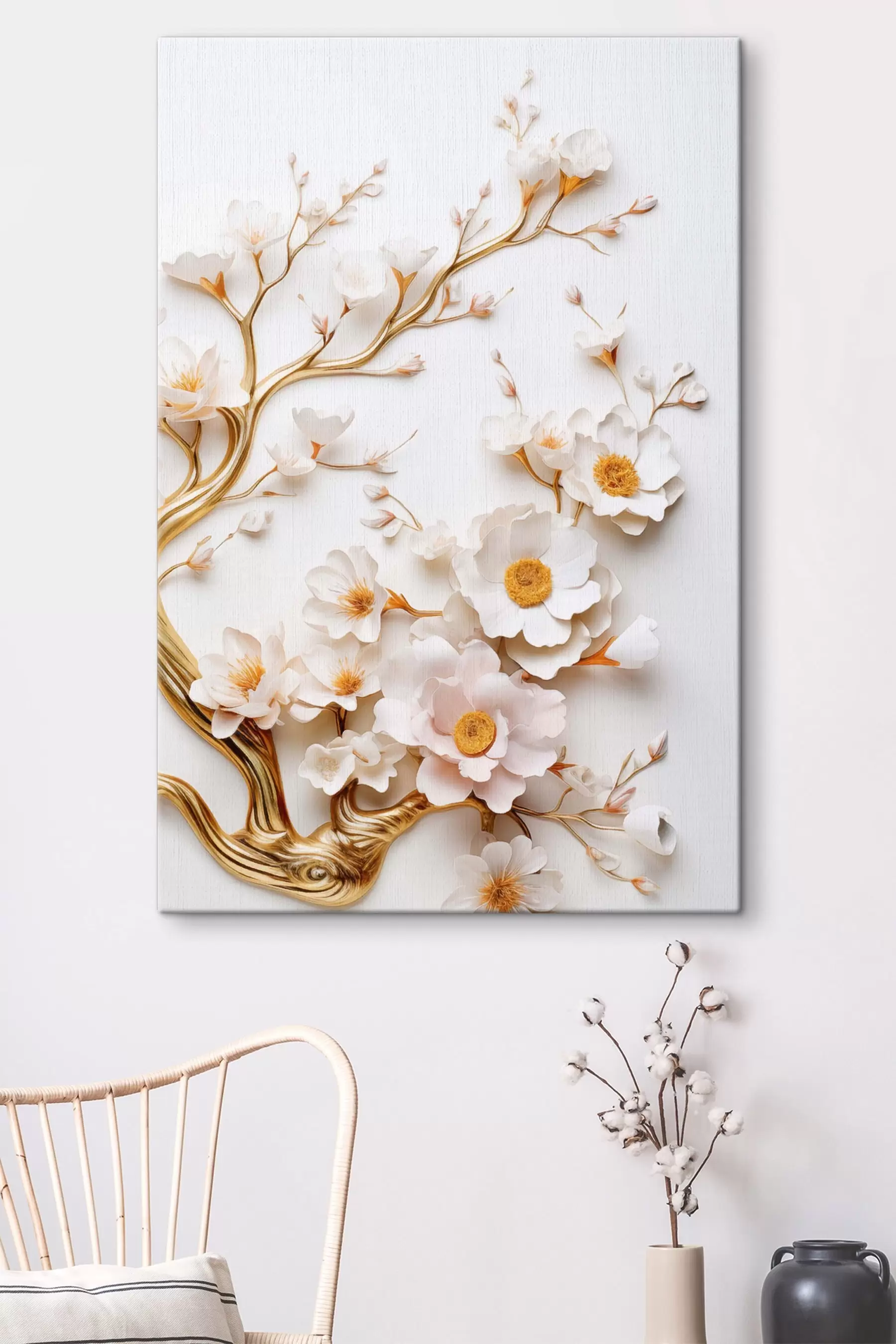  Schilderijen Witte magnolia's s50033