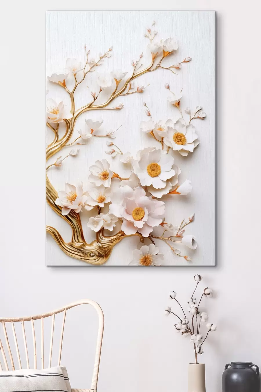  Schilderijen Witte magnolia's s50033