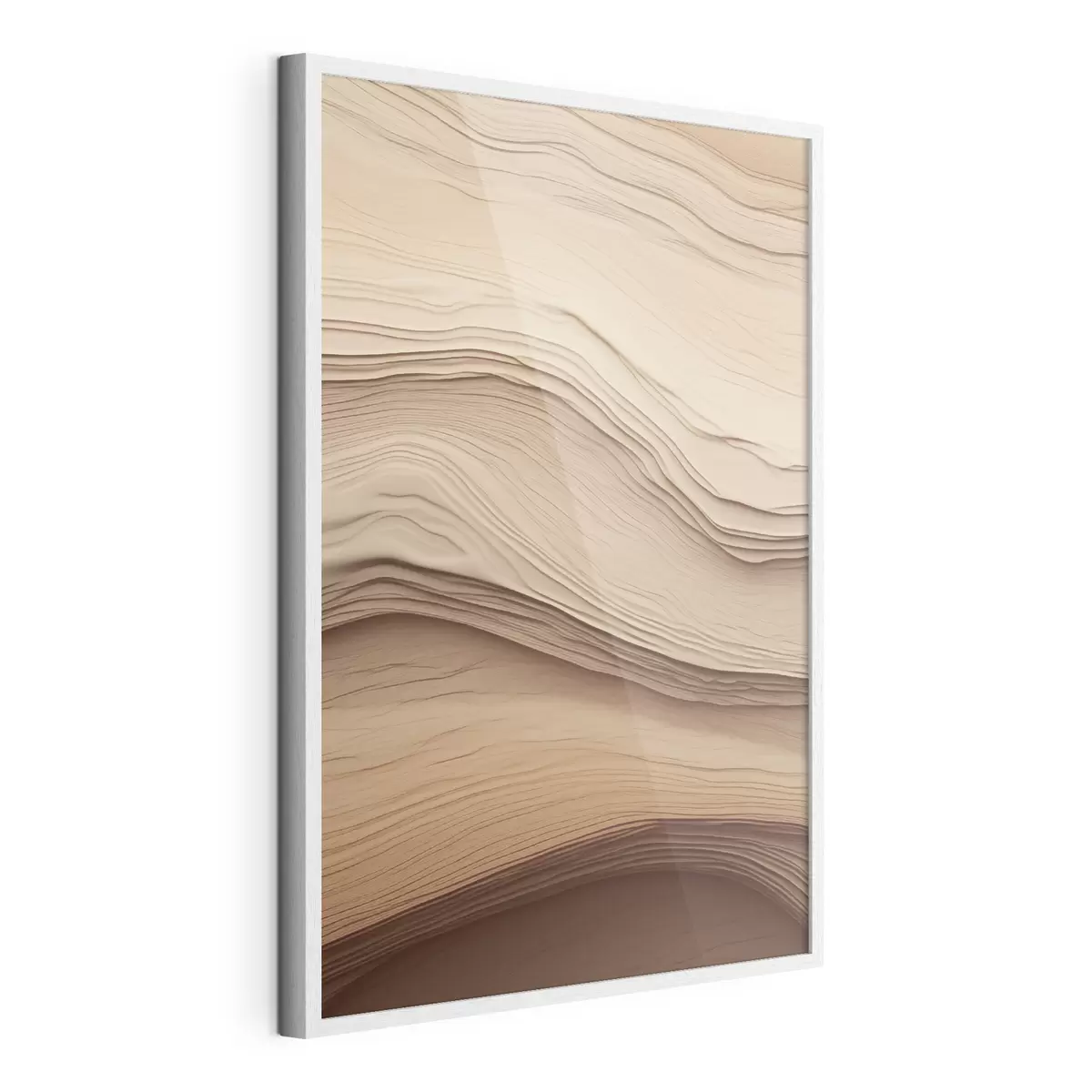 Poster Beige abstractie f50023