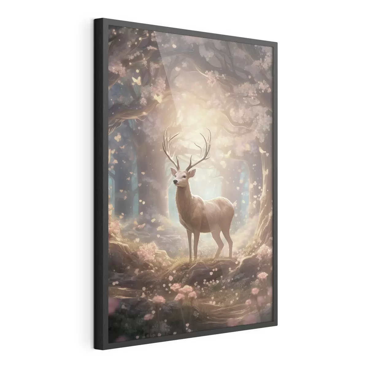 Poster Herten in het bos f50028