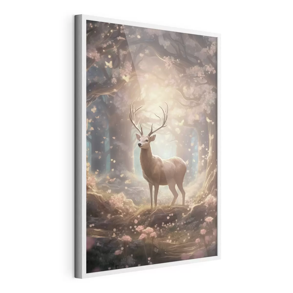 Poster Herten in het bos f50028