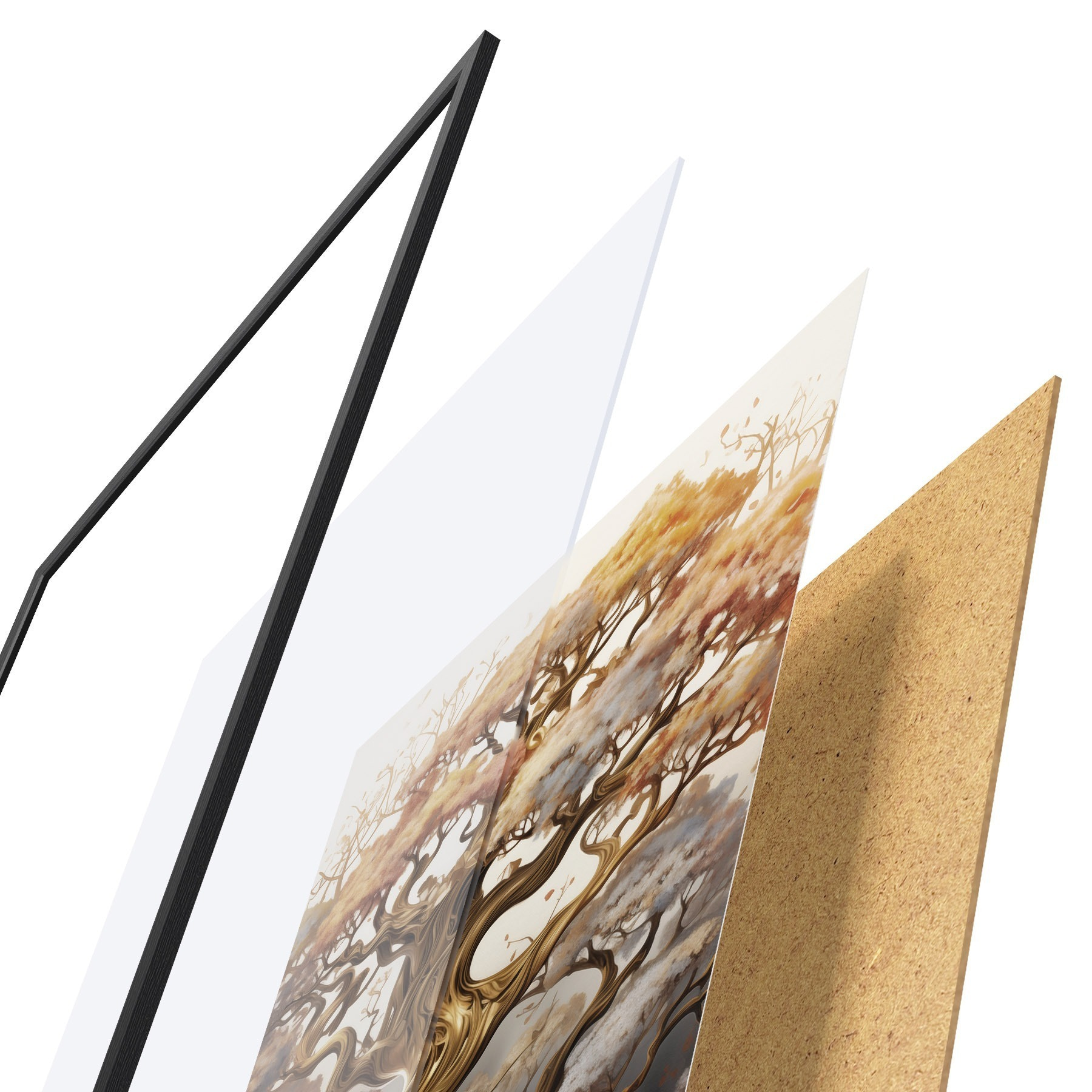 Poster Oude boom f50031