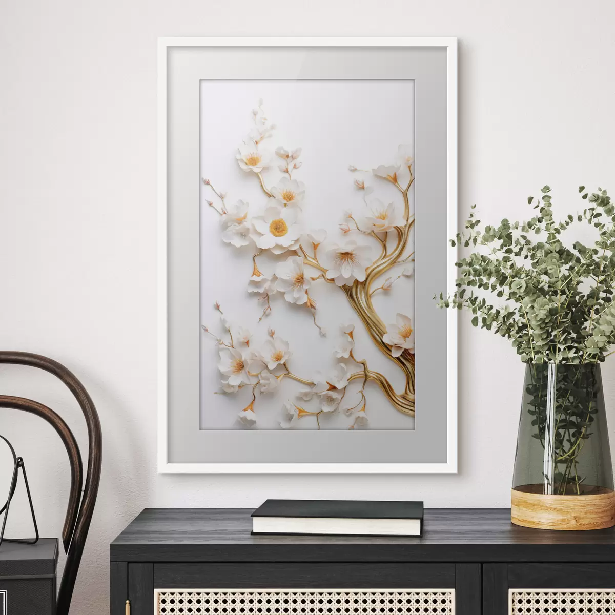 Poster Bloeiende tak f50032