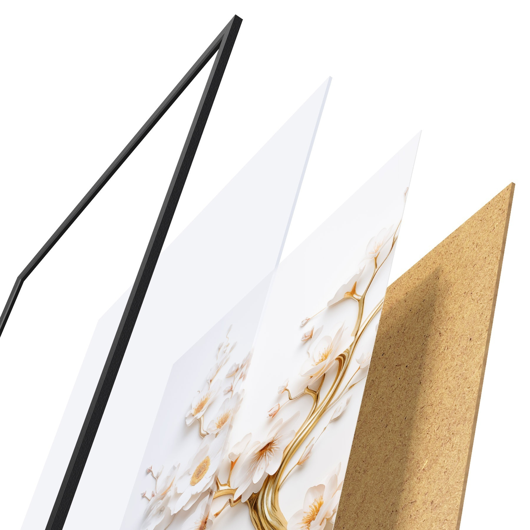 Poster Bloeiende tak f50032
