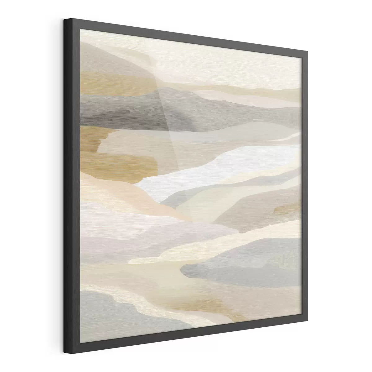 Poster Decoratief landschap met vloeiende kleurovergangen f49712