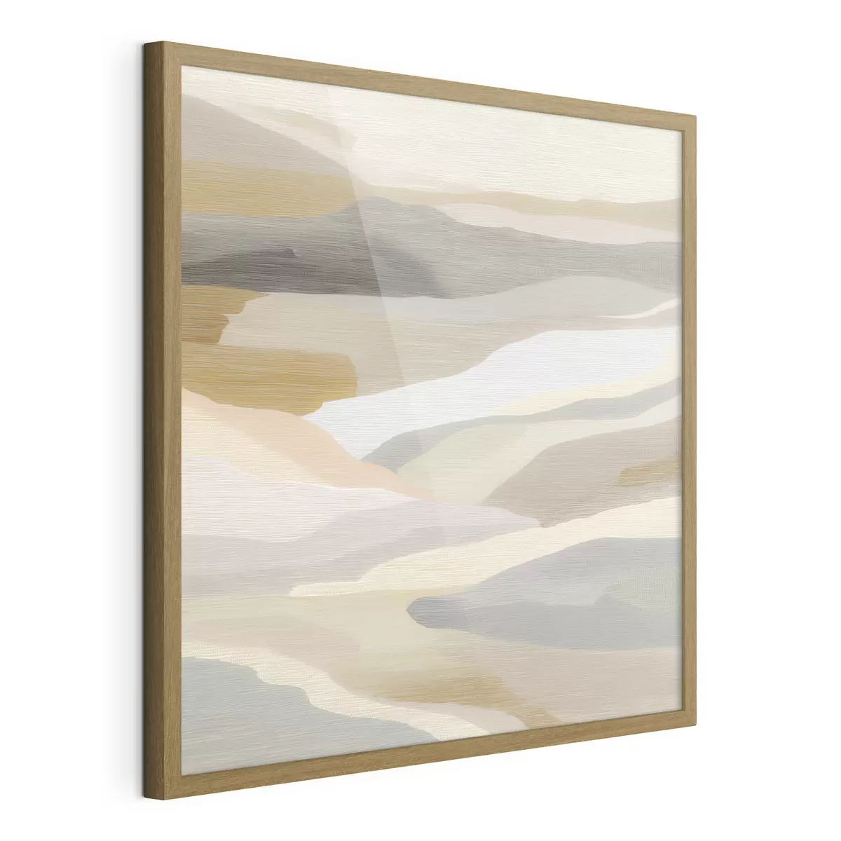 Poster Decoratief landschap met vloeiende kleurovergangen f49712