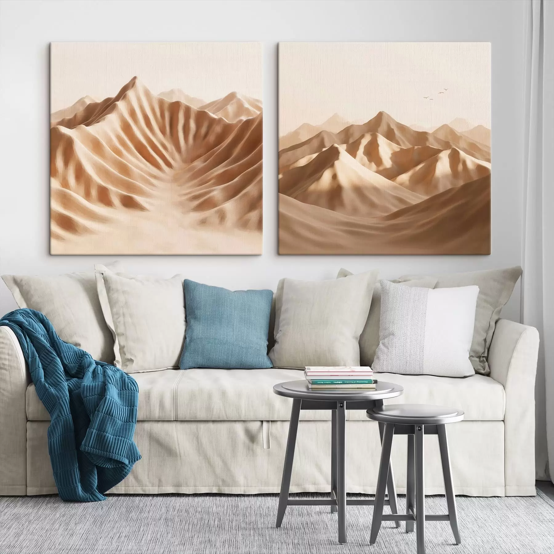  Schilderijen Een natuurlijke compositie met een schaduwspel op duinen in minimalistische stijl m30656
