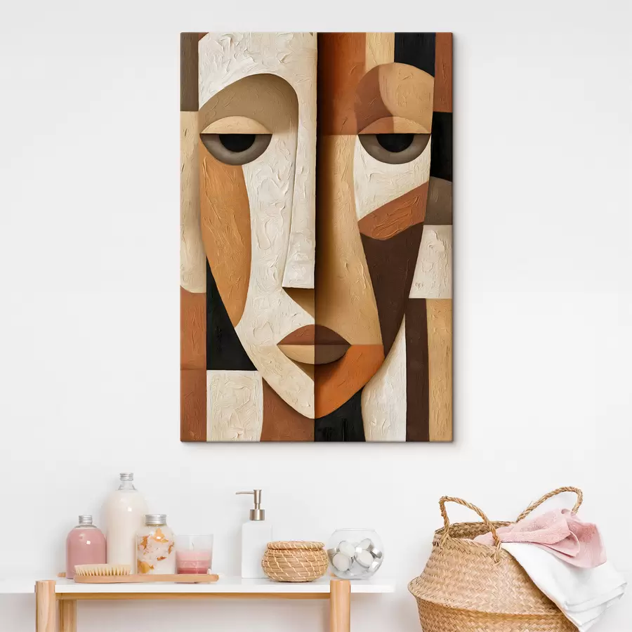  Schilderijen Abstract gezicht s50053