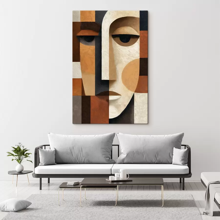  Schilderijen Abstract gezicht s50054