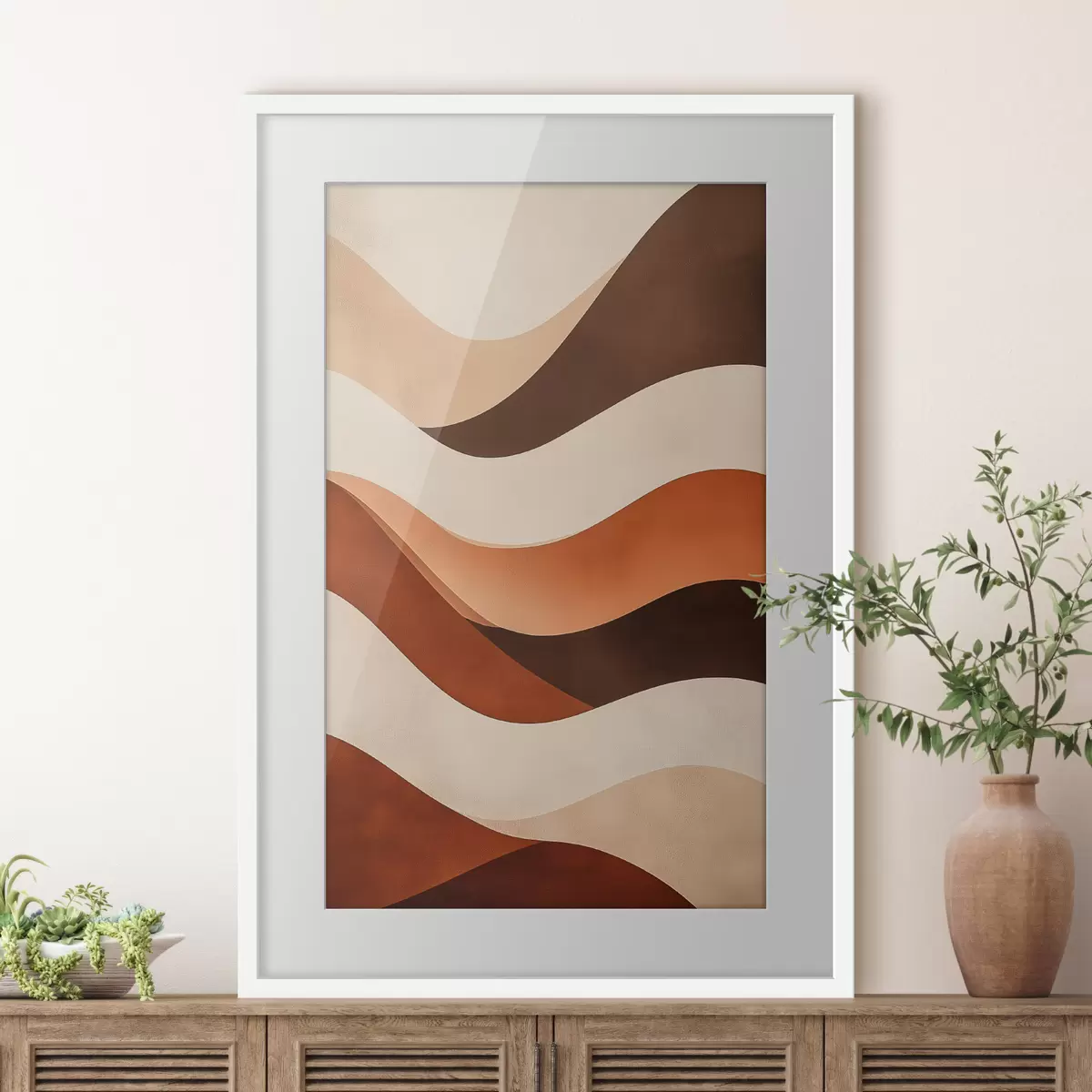 Poster Abstracte lijnen f50040