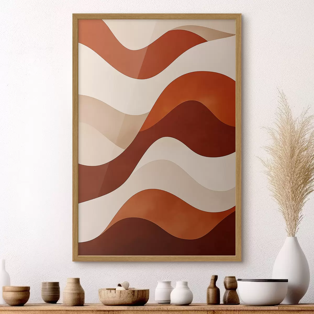 Poster Abstracte lijnen f50041