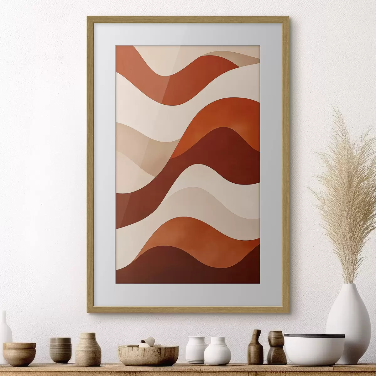 Poster Abstracte lijnen f50041
