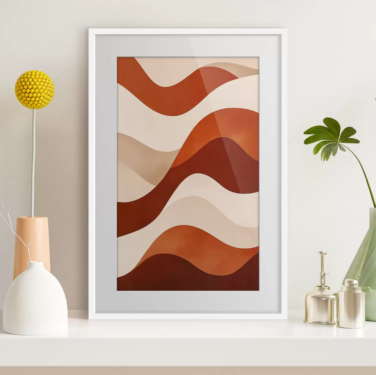 Poster Abstracte lijnen f50041