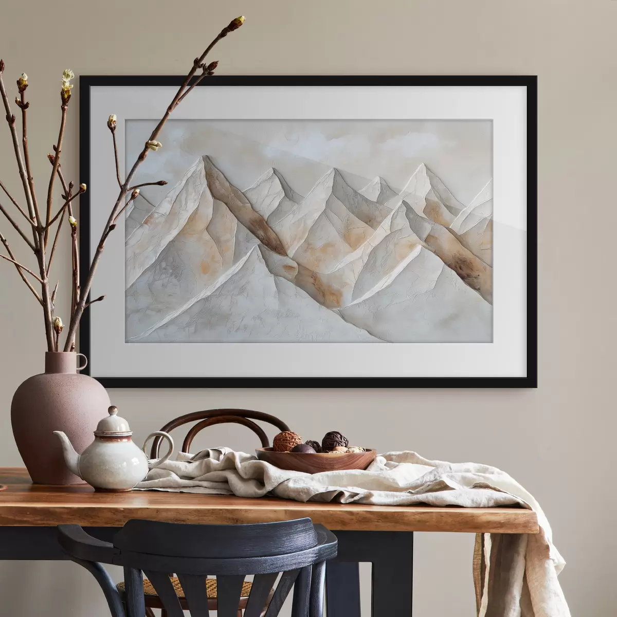 Poster Bergtoppen f50046