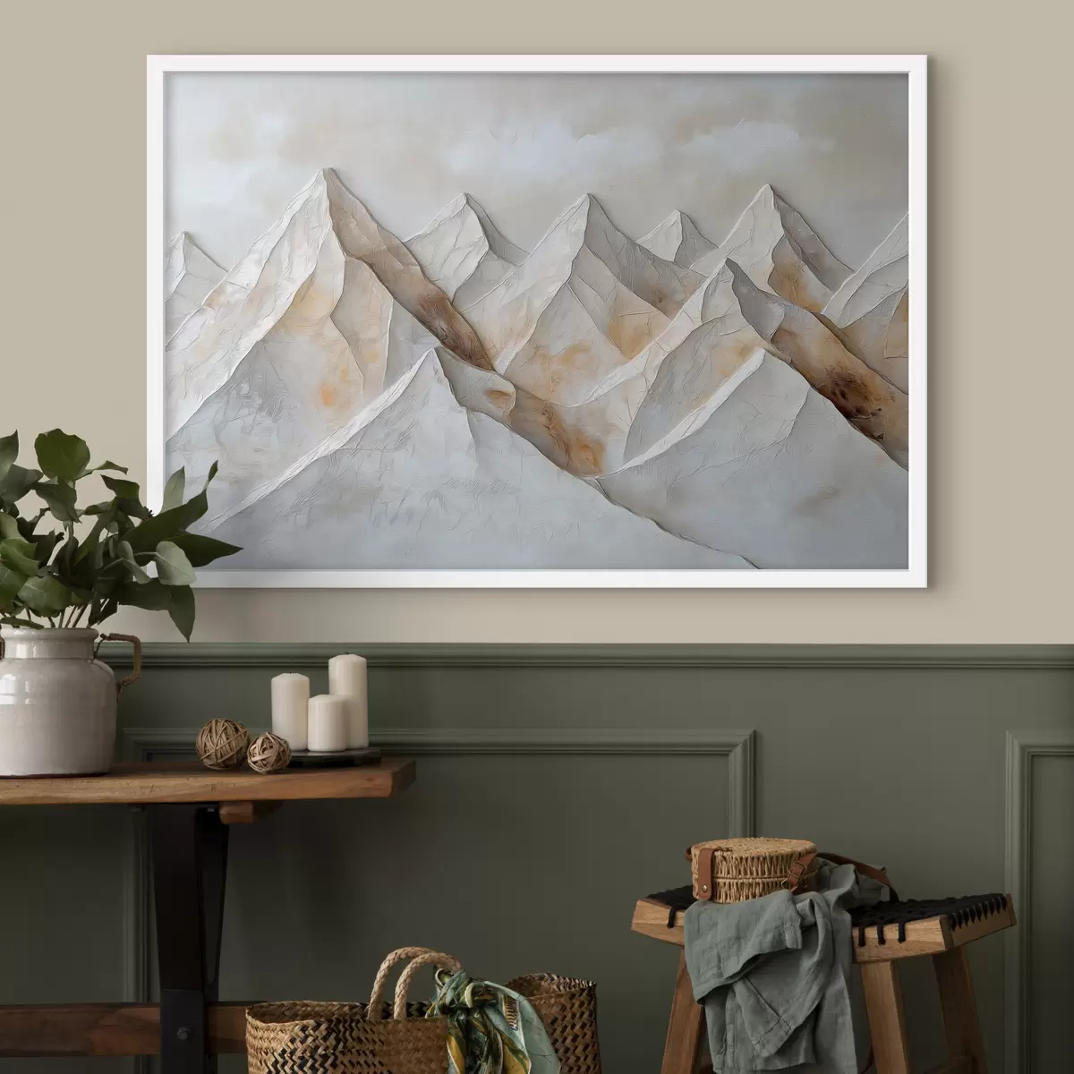 Poster Bergtoppen f50046