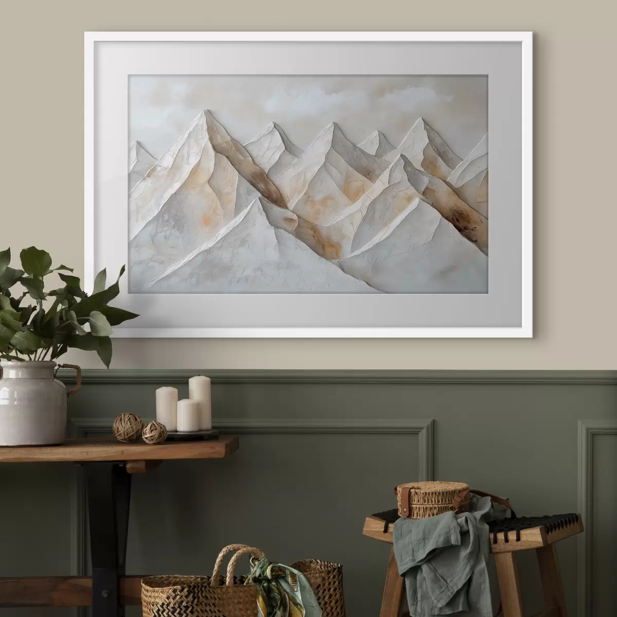Poster Bergtoppen f50046