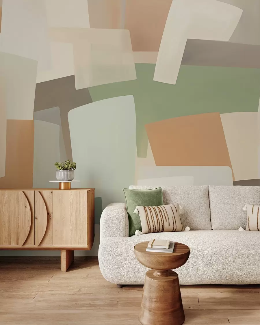 Fotobehang Geometrische abstractie w05783
