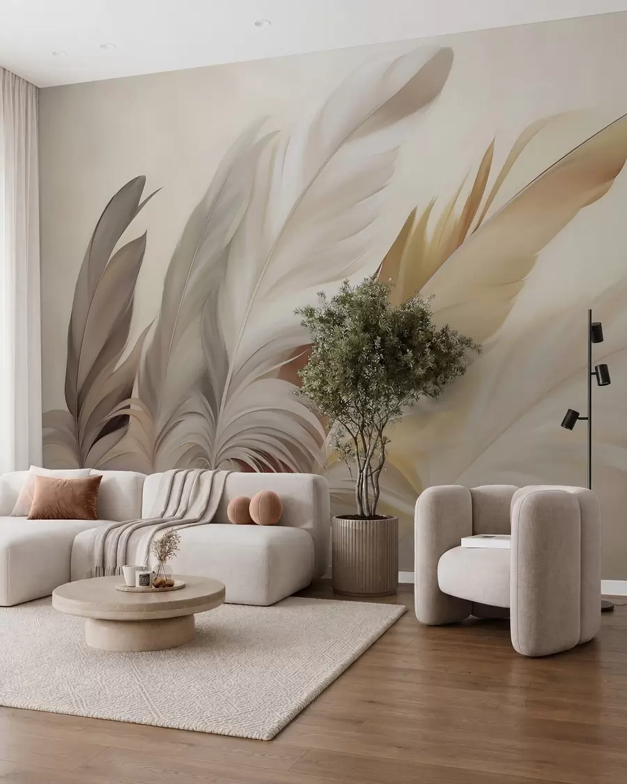 Fotobehang Abstracte veren w05789