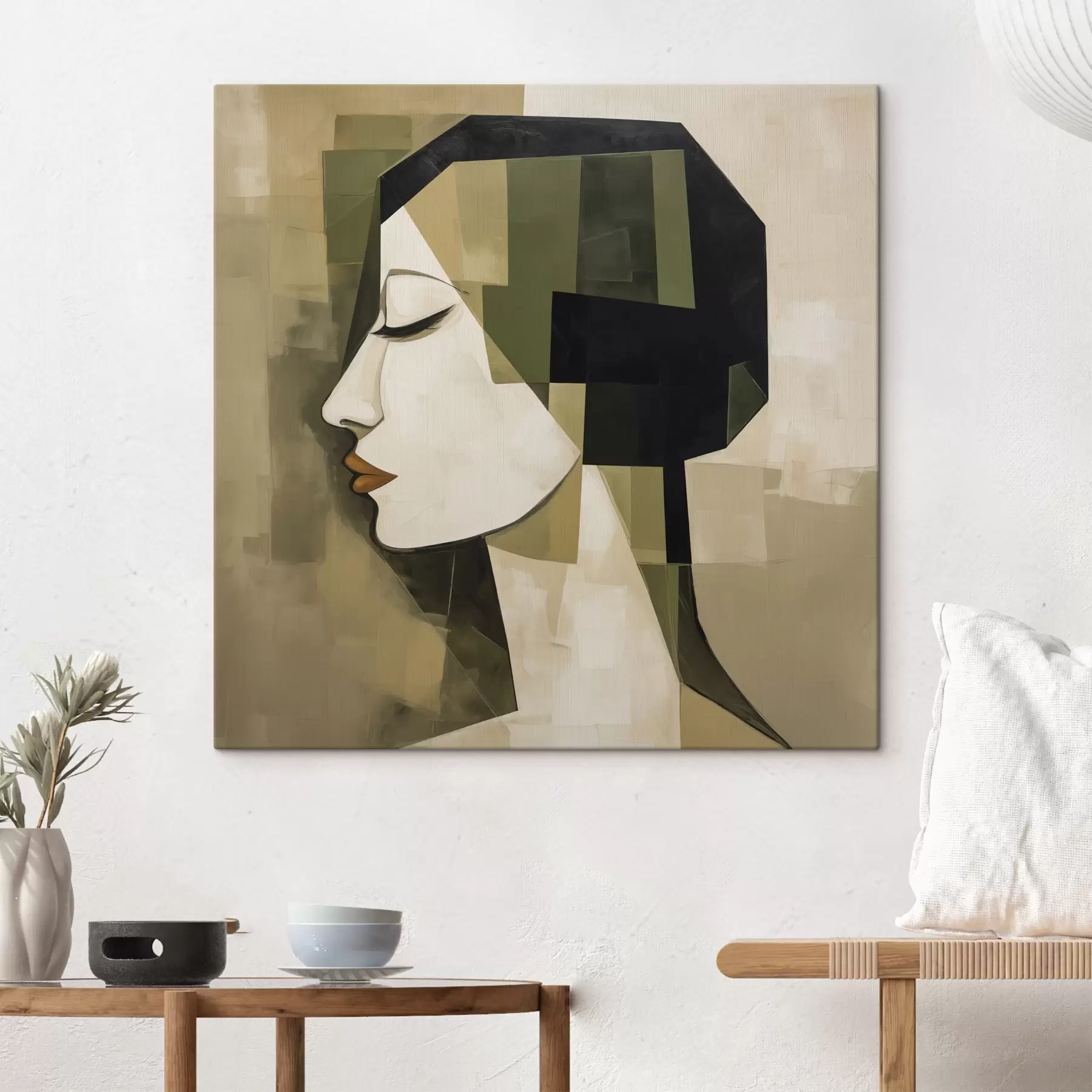  Schilderijen Modern abstract portret s50057