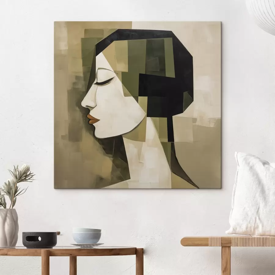  Schilderijen Modern abstract portret s50057