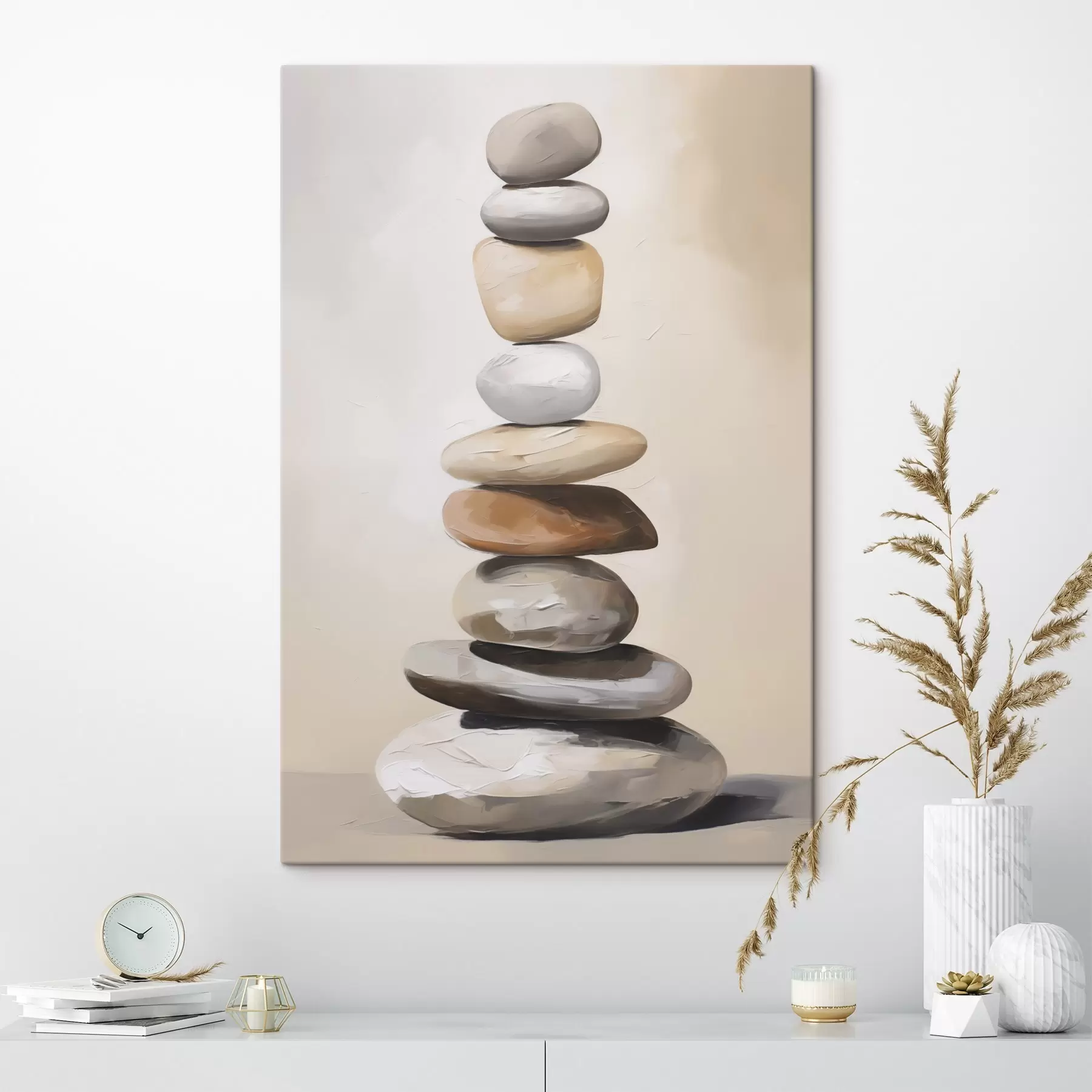  Schilderijen Stenen, schilderijimitatie s50059