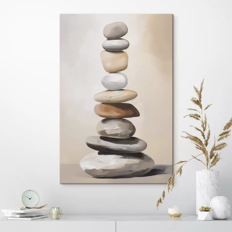  Schilderijen Stenen, schilderijimitatie s50059