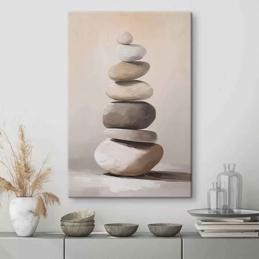  Schilderijen Stenen, schilderijimitatie s50060