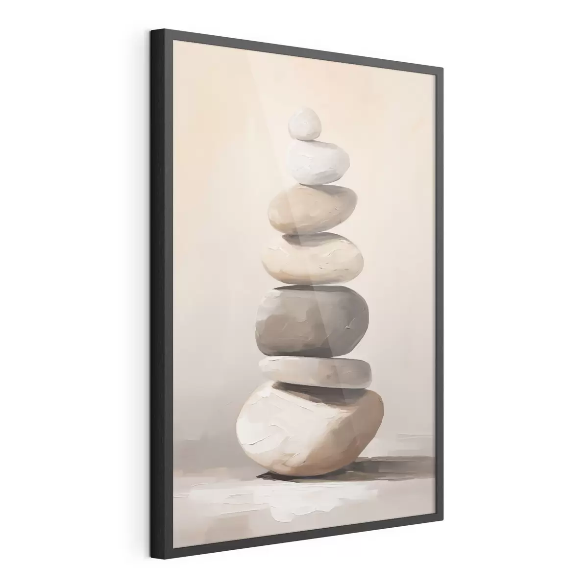 Poster Stenen, schilderijimitatie f50060