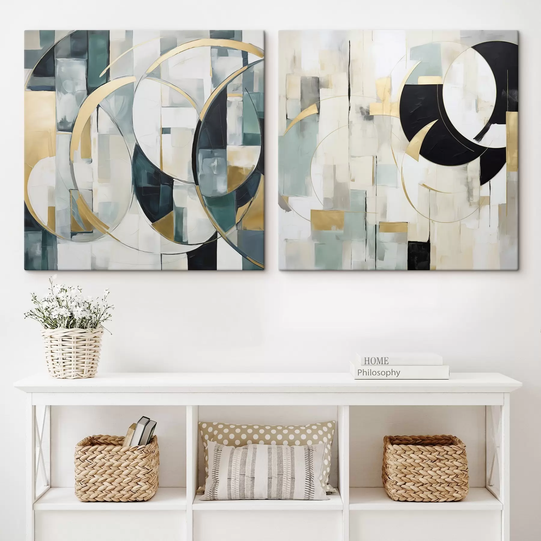  Schilderijen Chaotische abstractie, imitatie van de schilderkunst m30782