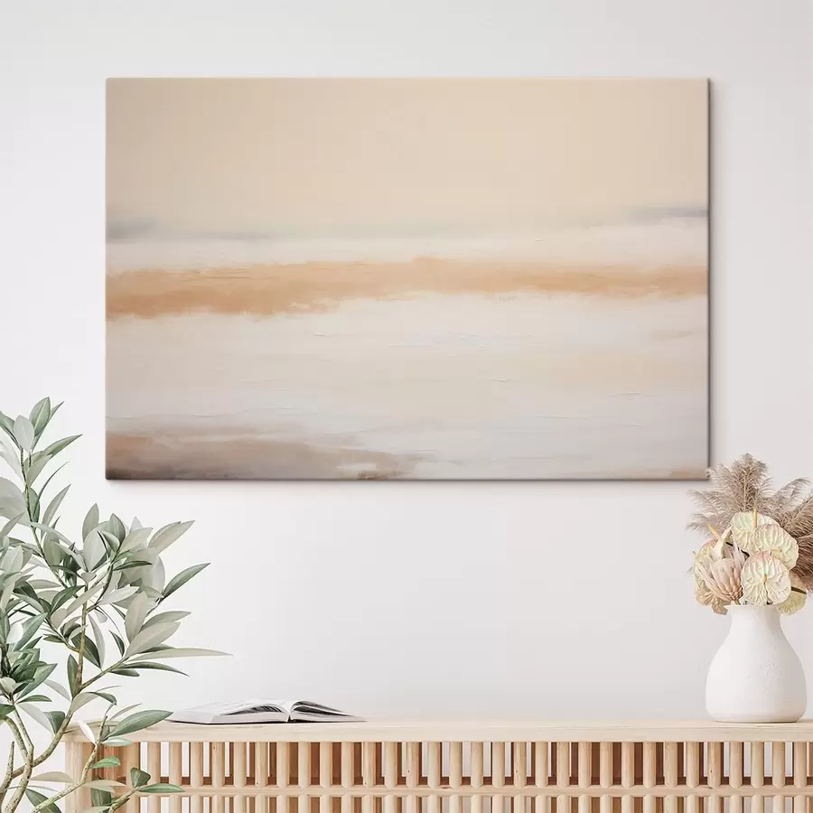  Schilderijen Zachte, abstracte zeehorizon s49952