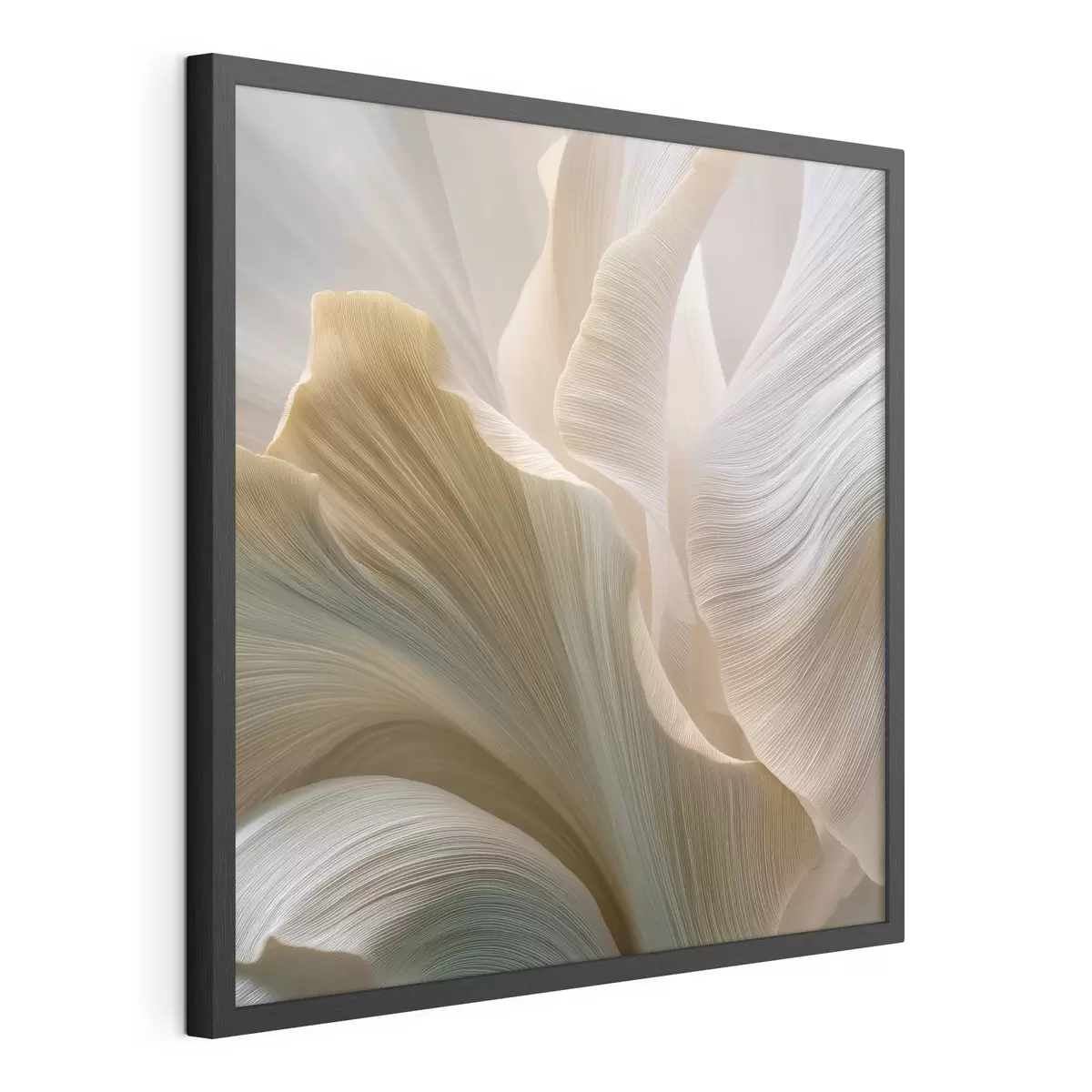 Poster Abstracte bloemblaadjes in zachte tinten f49945