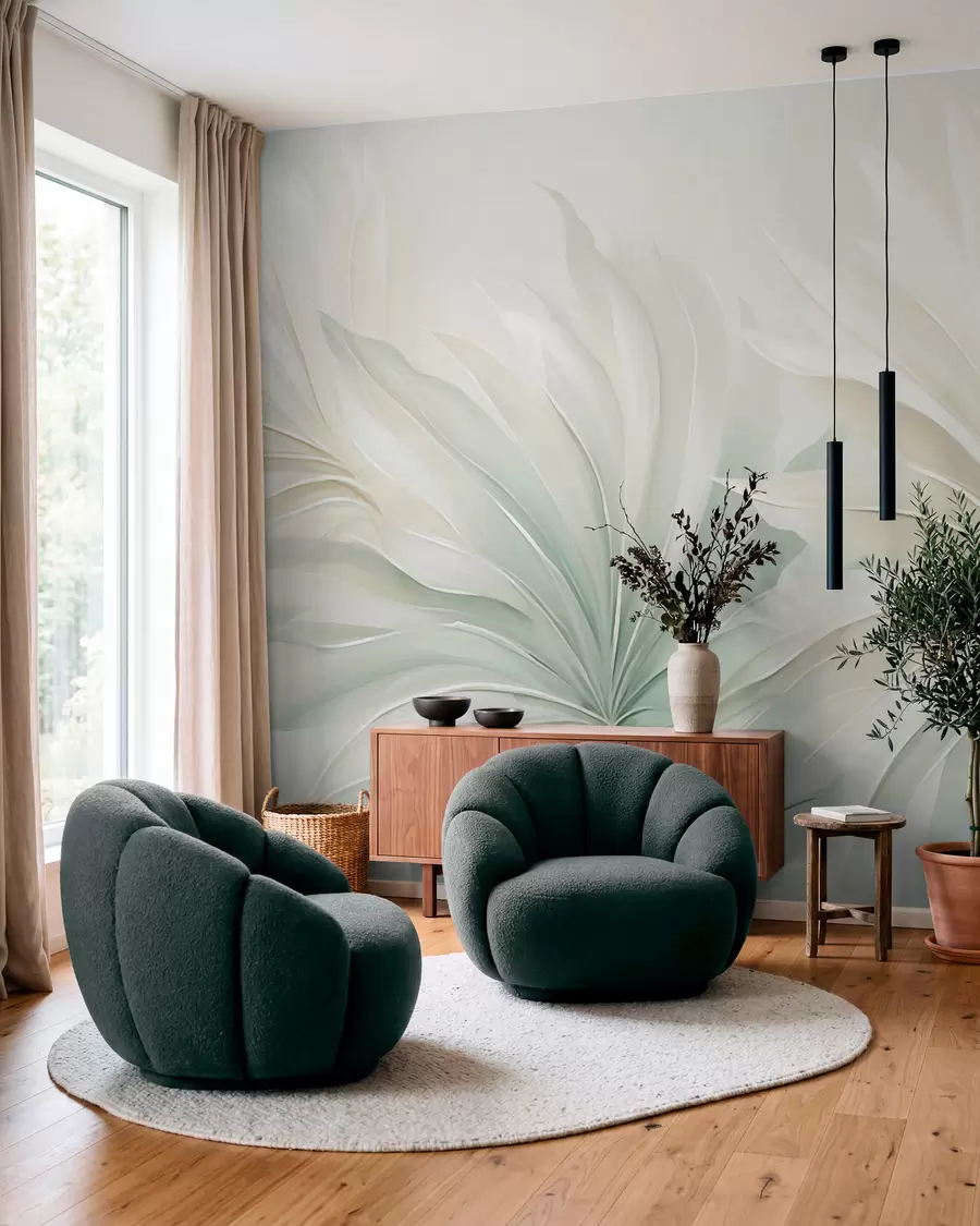 Fotobehang Bladwaaiers w05792