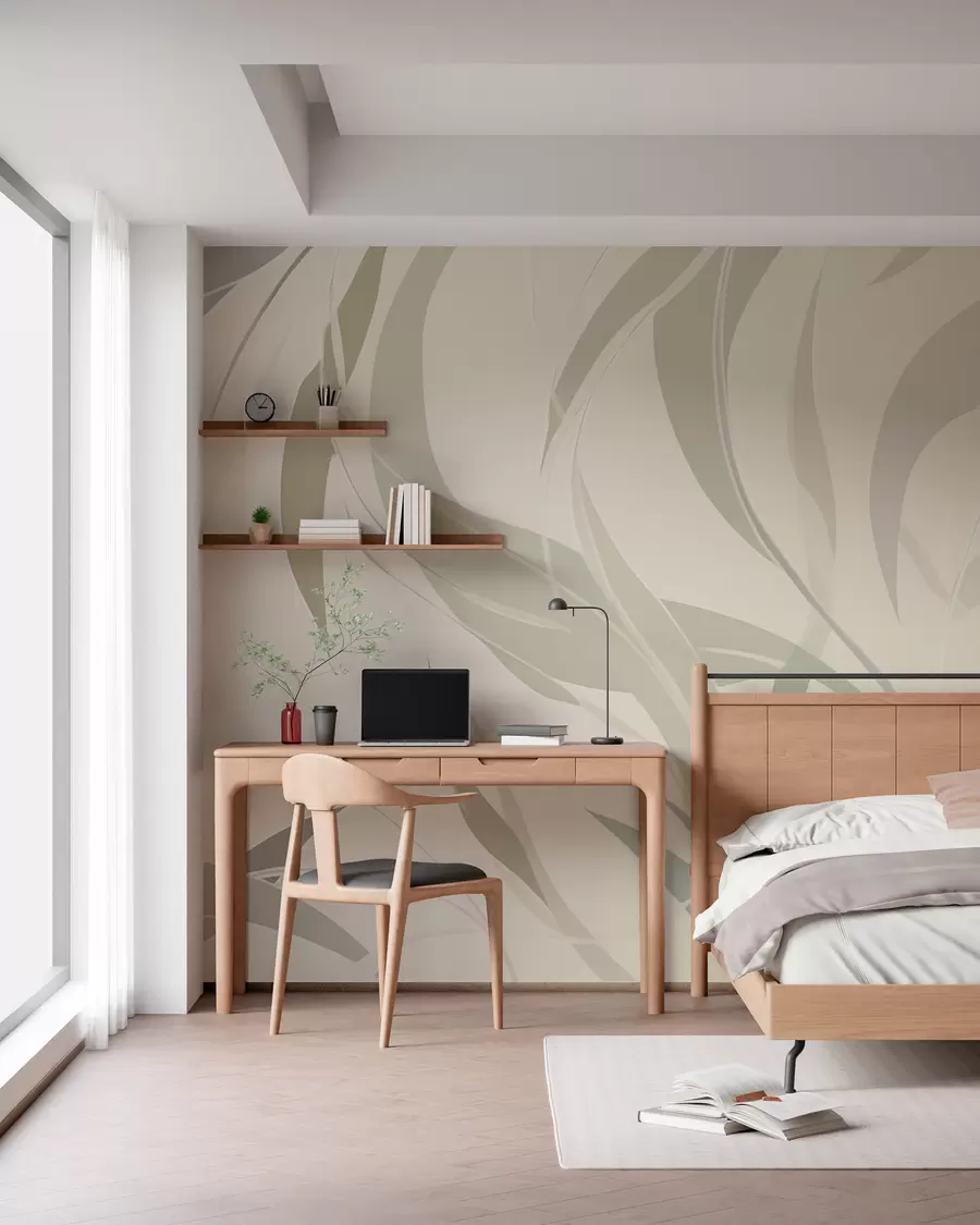 Fotobehang Eucalyptus met puntige bladeren w05799