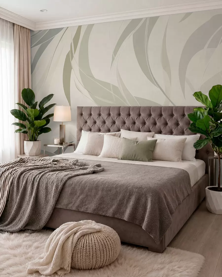 Fotobehang Eucalyptus met puntige bladeren w05799