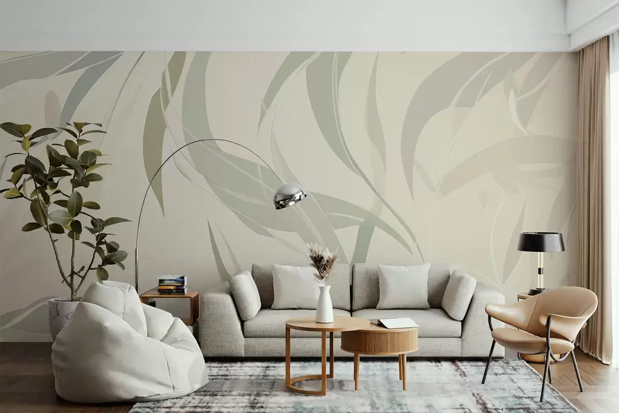 Fotobehang Eucalyptus met puntige bladeren w05799