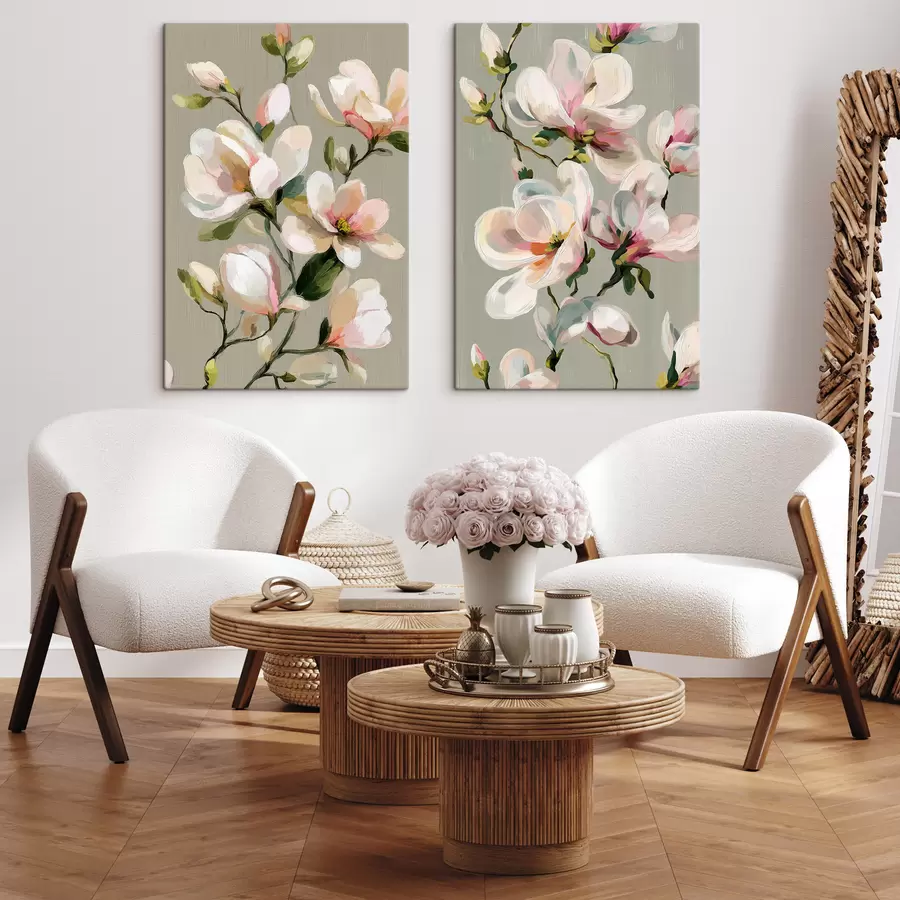  Schilderijen Bloeiende magnolia m30800