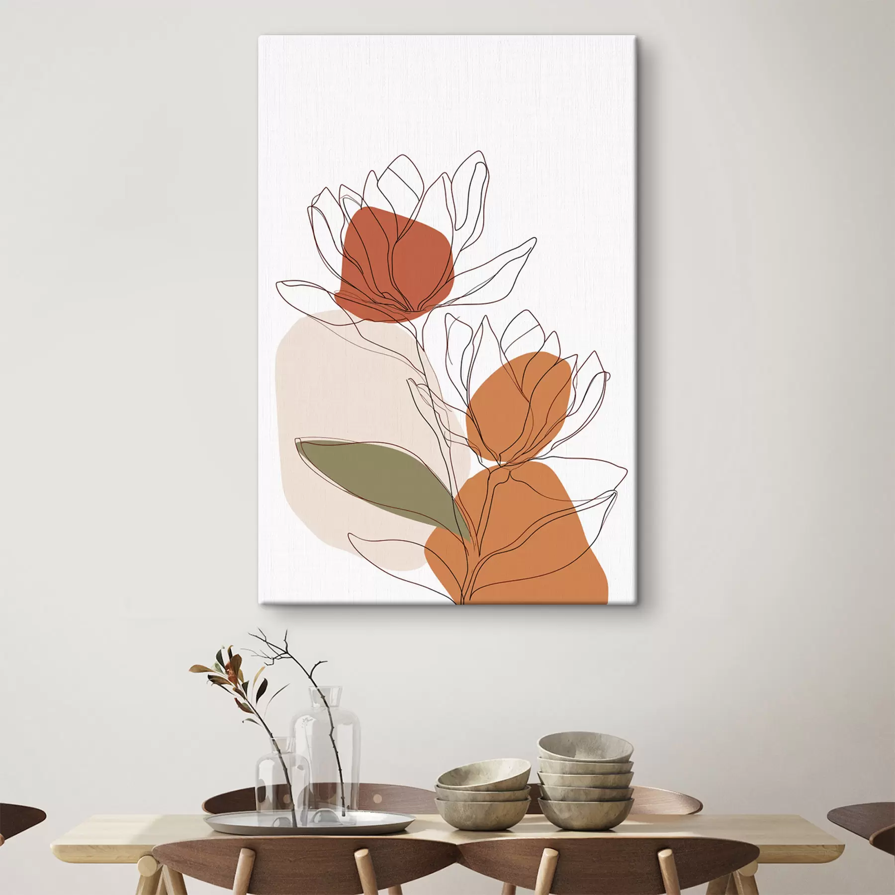  Schilderijen Botanisch mozaïek s50112