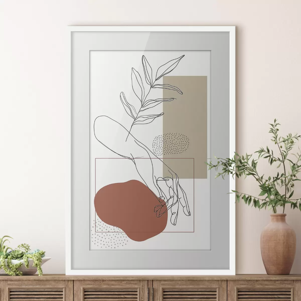 Poster In contact met de natuur f50106
