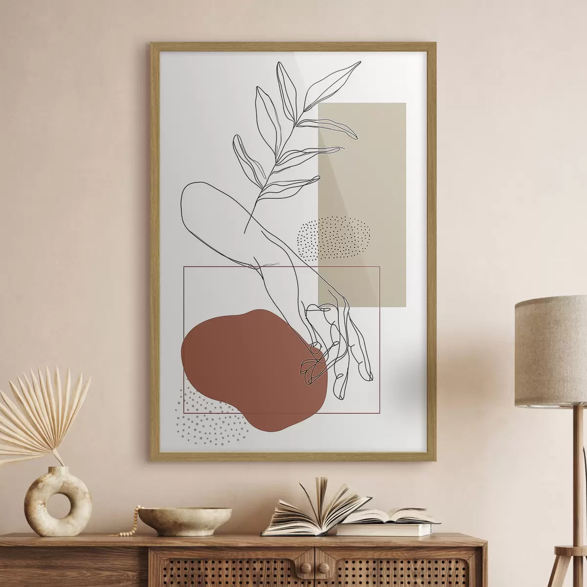 Poster In contact met de natuur f50106