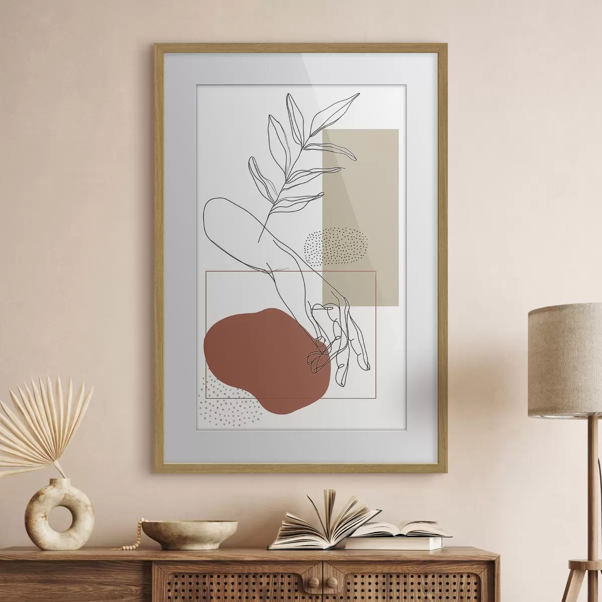 Poster In contact met de natuur f50106