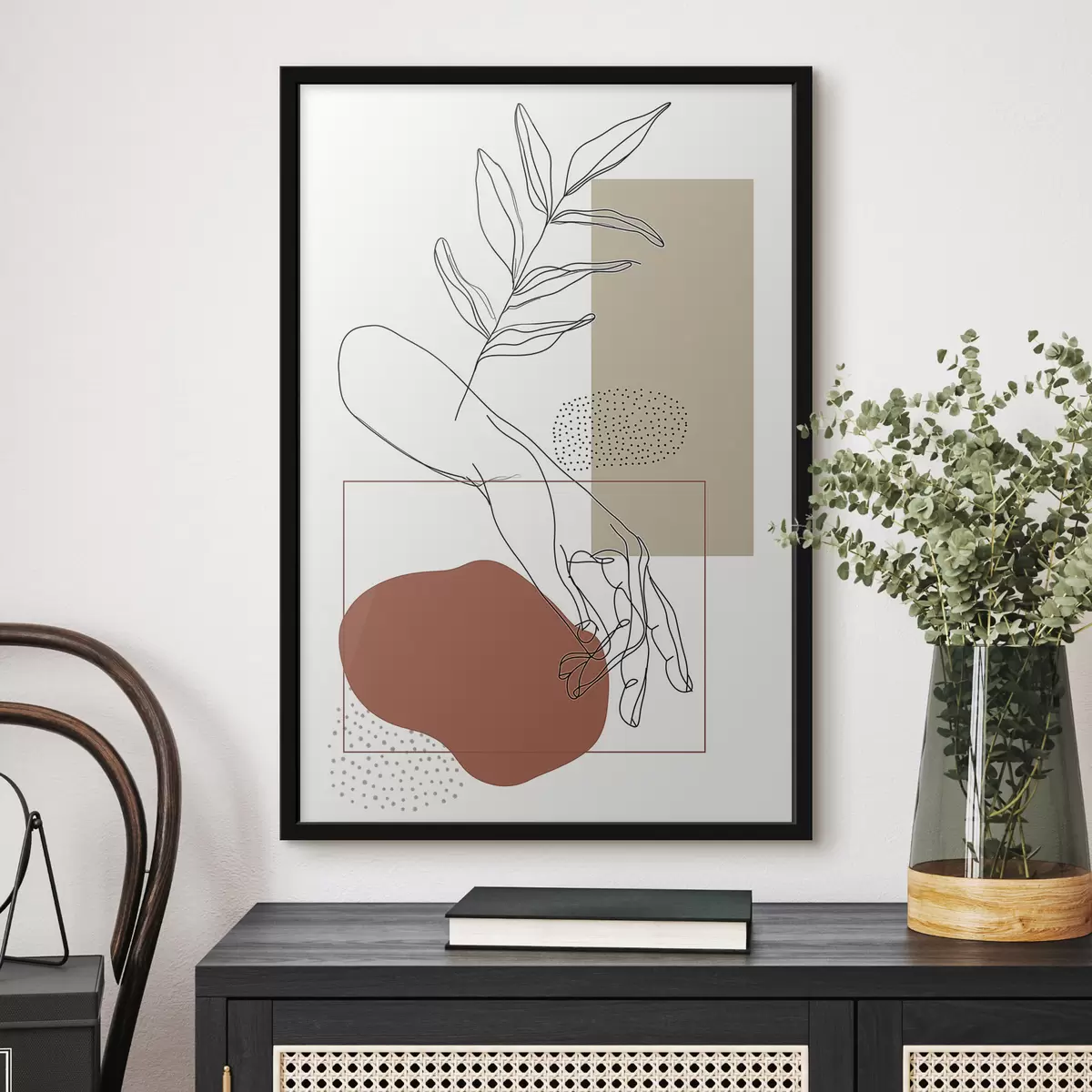 Poster In contact met de natuur f50106
