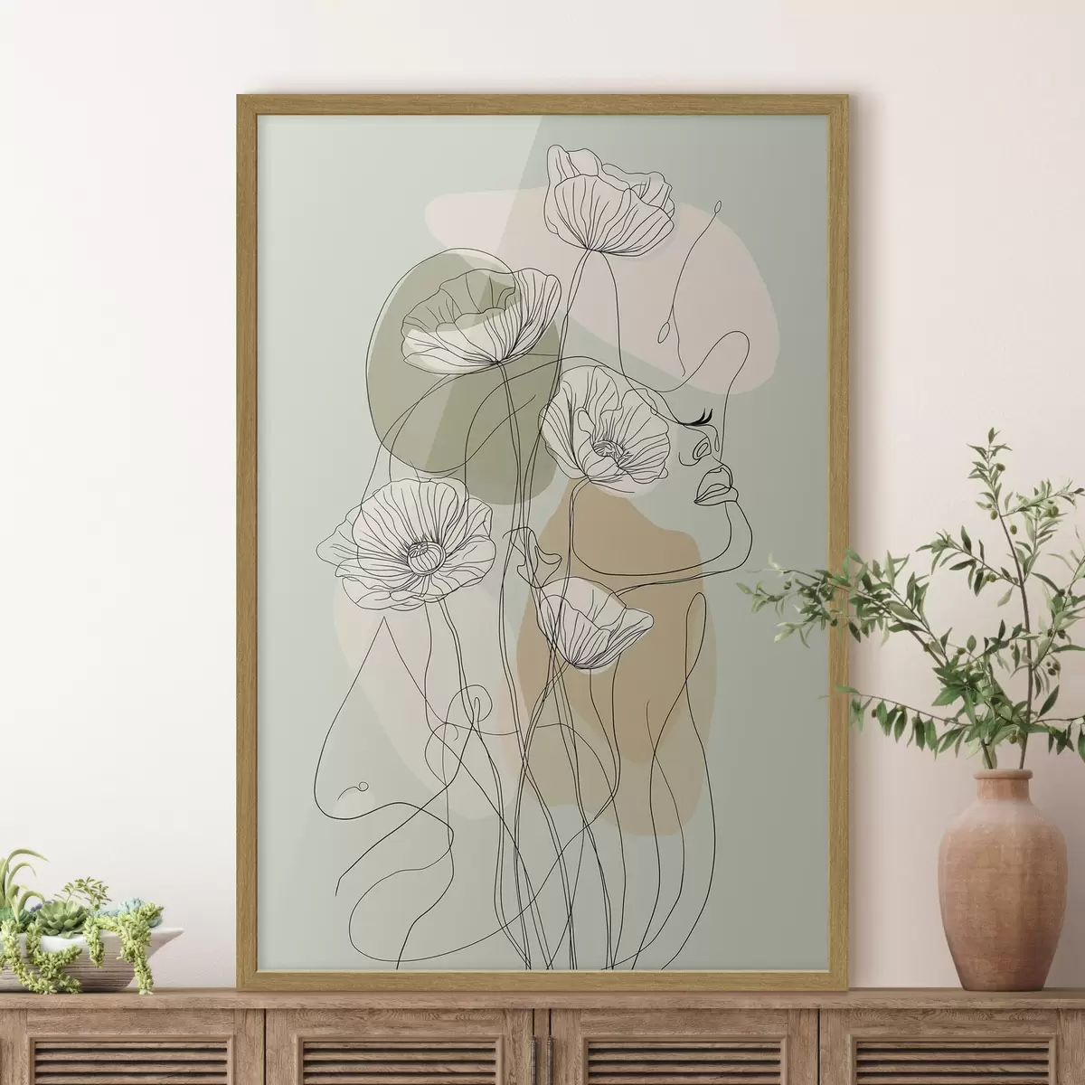 Poster Zachte bloei f50109
