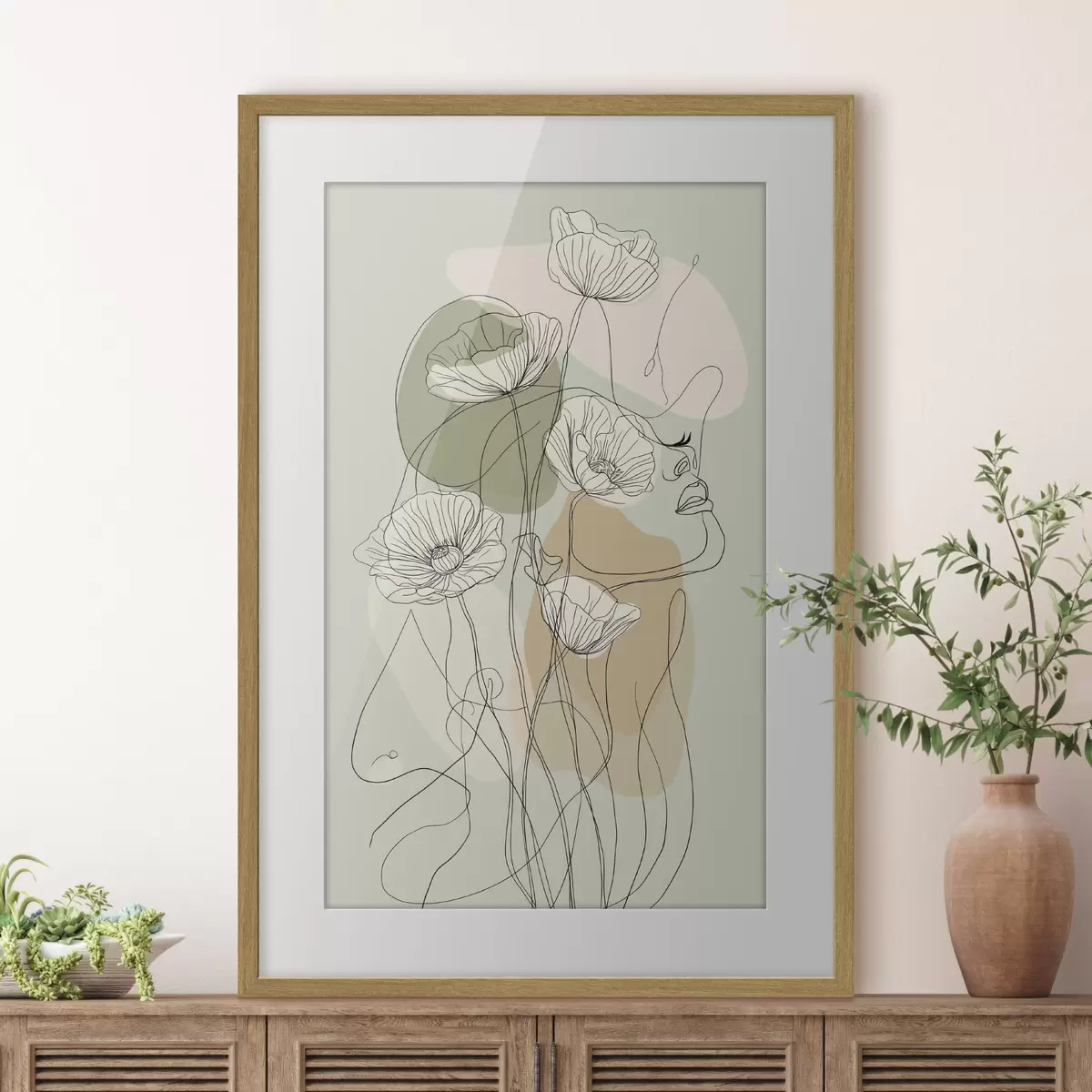 Poster Zachte bloei f50109