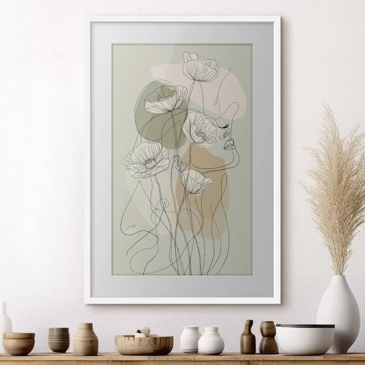 Poster Zachte bloei f50109