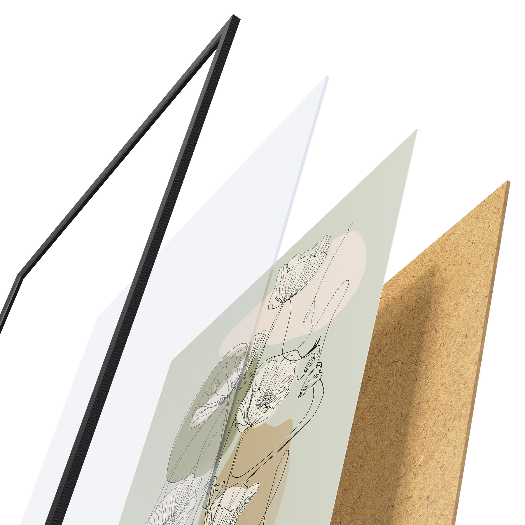 Poster Zachte bloei f50109