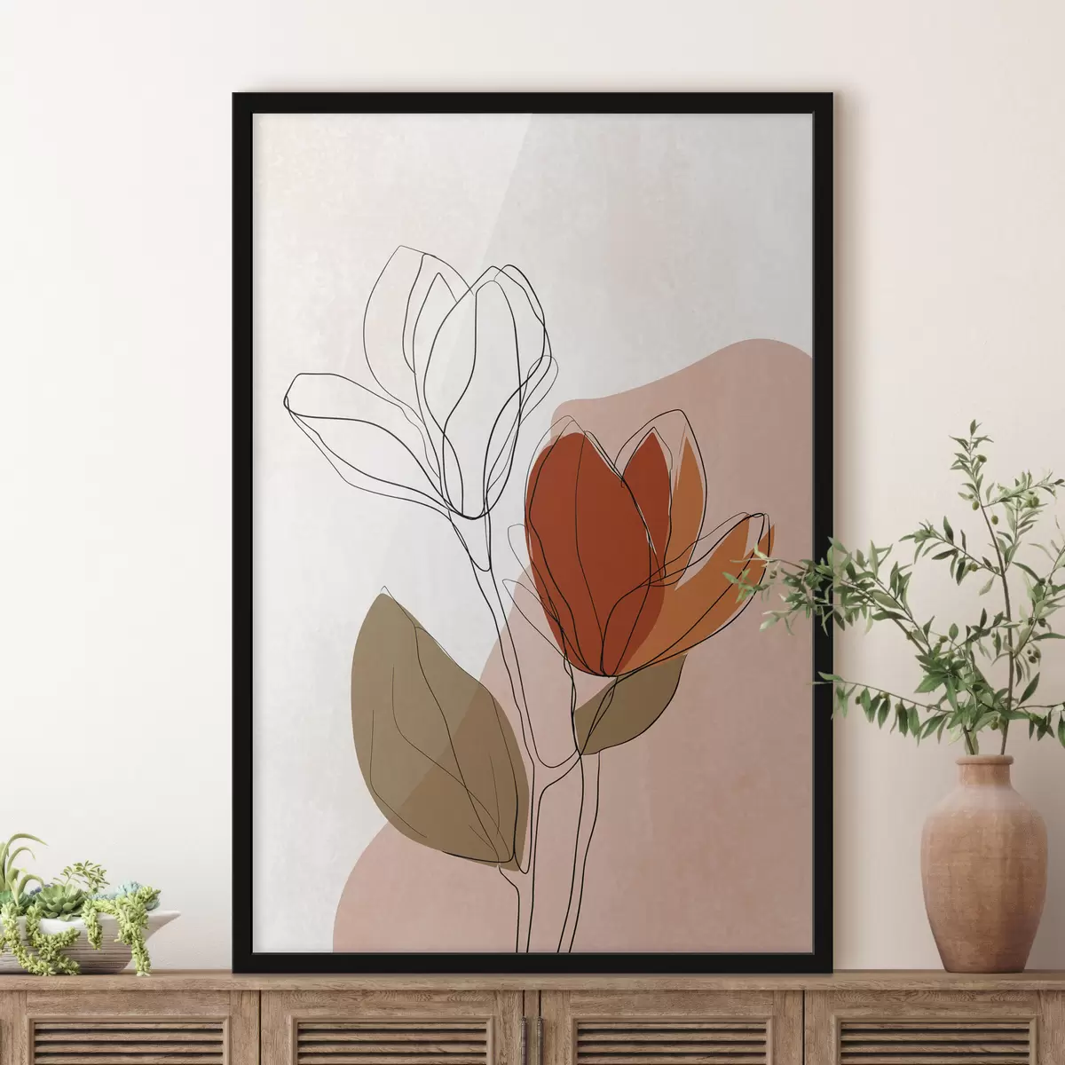 Poster Botanische etude f50110